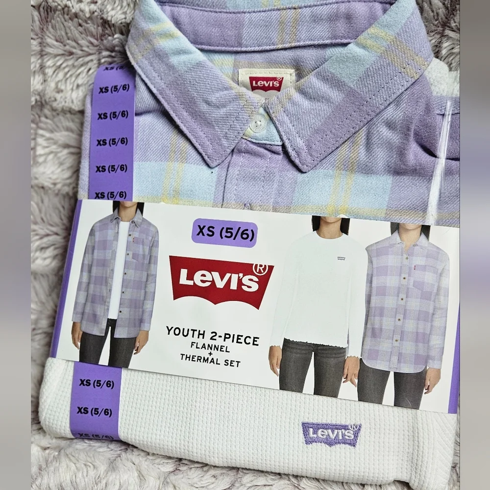 Kids Flannel & Thermal Set - Picture 10 of 13